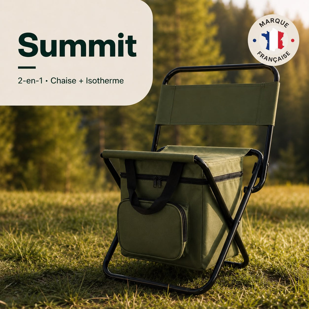 Summit - La chaise qui garde aussi tes boissons au frais