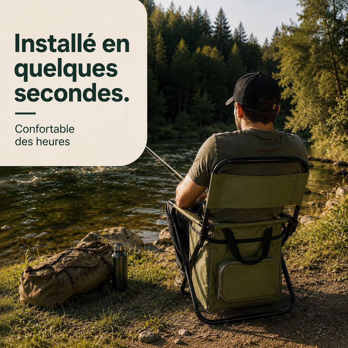 Summit - La chaise qui garde aussi tes boissons au frais
