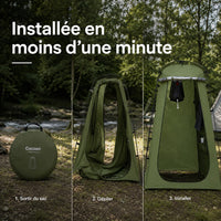 Cocoon - Douche, change, toilettes. Ton espace privé, partout.